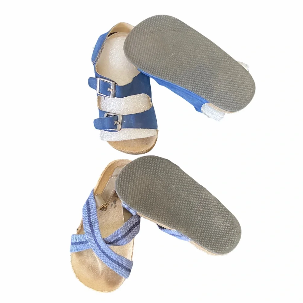 2 pair Baby Unisex  Sandals Shoes Boy/Girl 12-18 month 11.5 Summer Boho Bundle